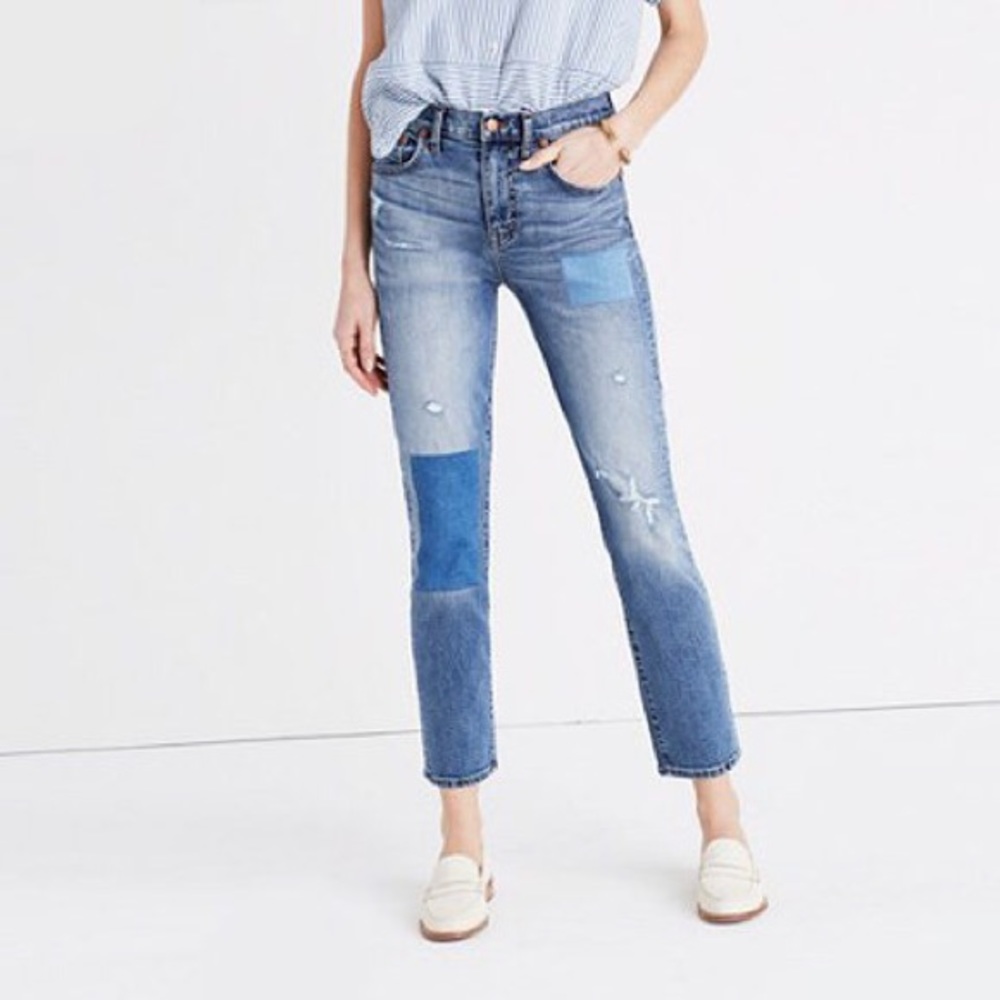 Madewell Cruiser Straight Cropped Jeans
